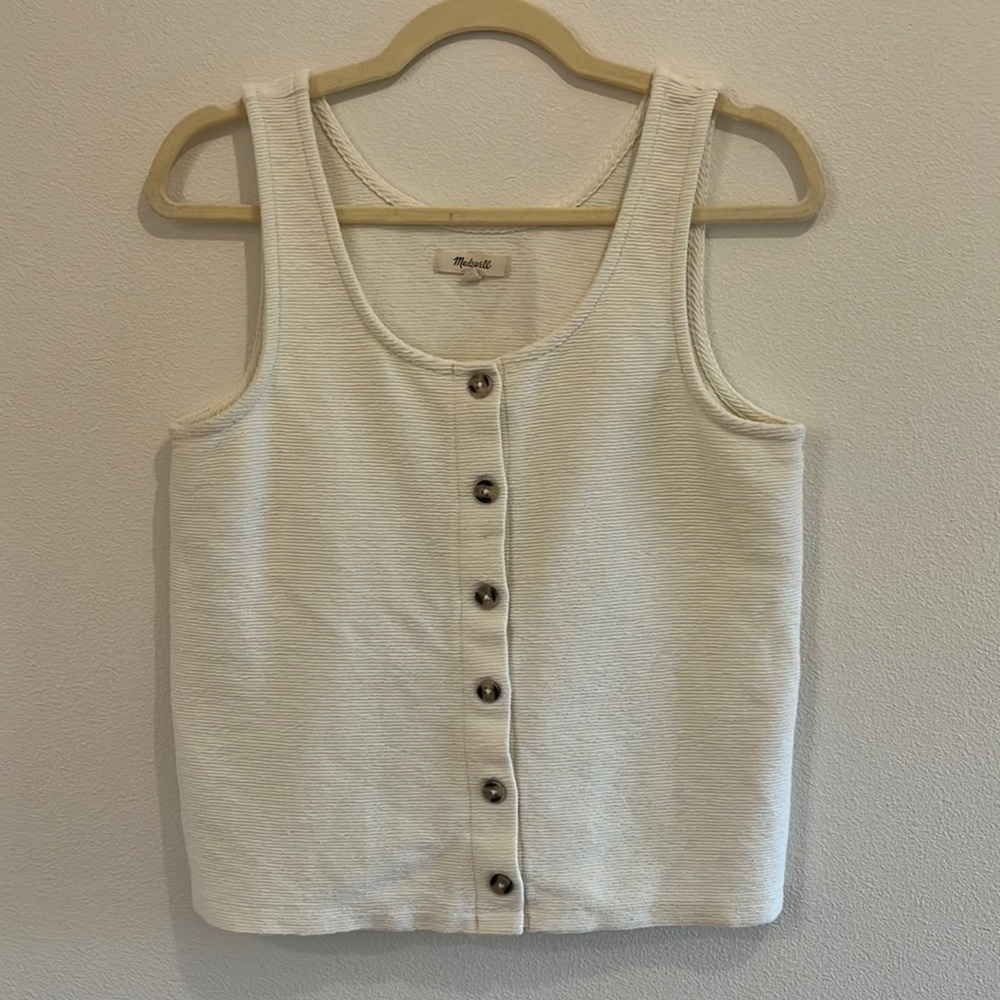 Madewell Button Front Tank
